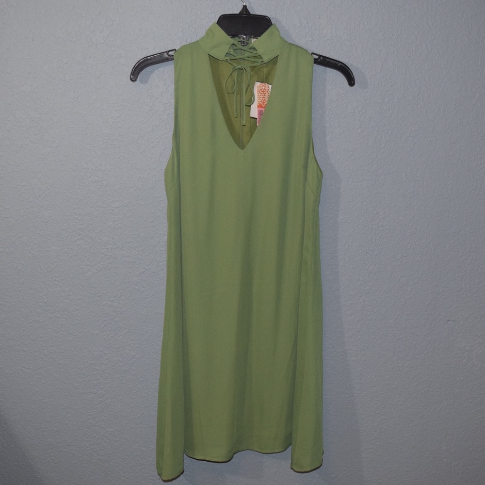 GIANNI BINI SAGE DRESS